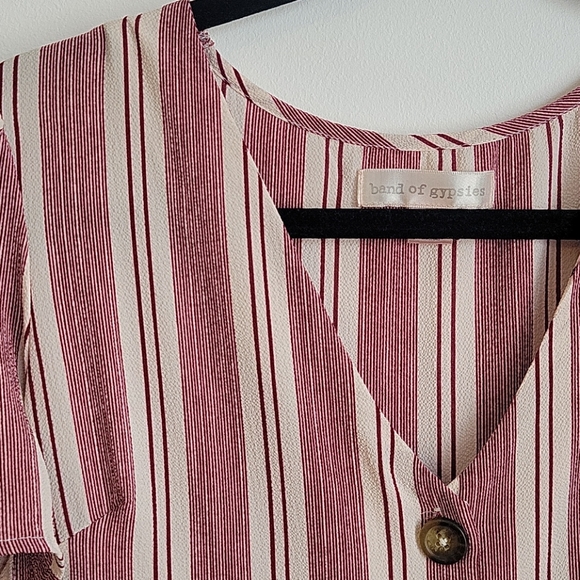 Band of Gypsies Cropped Jumpsuit - size S - Picture 4 of 9